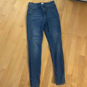 11 inch high rise skinny Madewell Jeans TALL